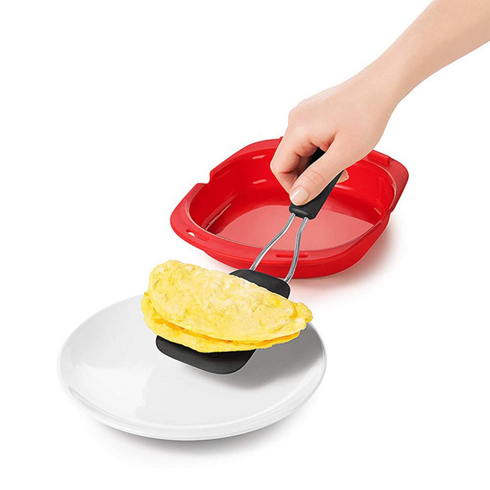 Microwave Oven Silicone Omelette Egg Roll Bakeware Egg Roll Maker Steamer Dish Gadget Kitchen Supplies