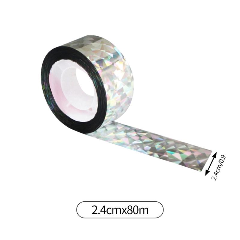 50/80 м Лазерная отпугивающая лента от птиц Двусторонняя светоотражающая лента Инструменты для ловли птиц для садоводства на открытом воздухе Средство для борьбы с птичьими вредителями