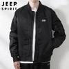 JEEP SPIRIT Men's Korean Style Stand-Collar Bomber Jacket