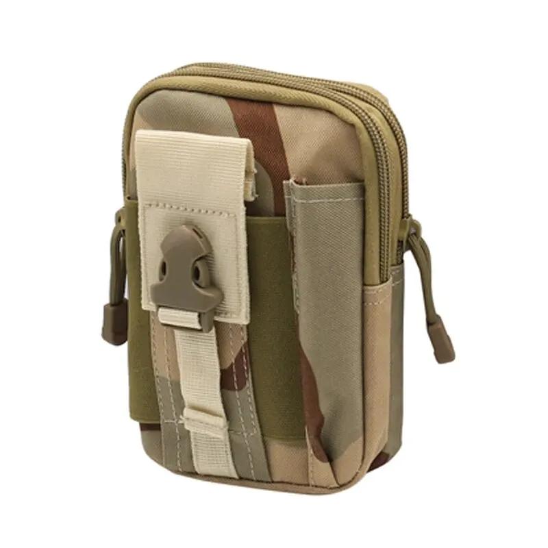 Тактический подсумок Molle на пояс, уличный, для охоты, кемпинга, мужской, для EDC инструментов, органайзер для гаджетов, жилетный подсумок, кошелек, чехол для мобильного телефона