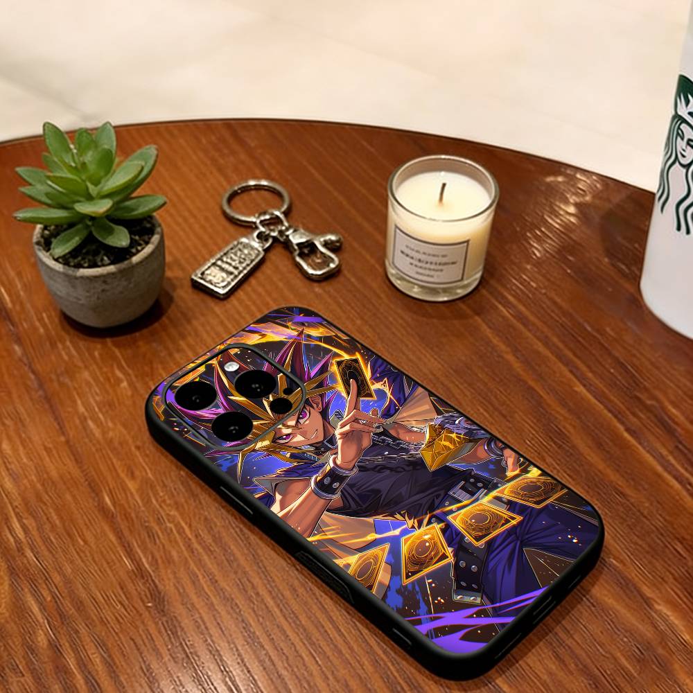 Yu-Gi-Oh Phone Case For iPhone 17, 16,15,14,13,12,11 Plus,Pro Max, Others Soft Silicone Black Cover
