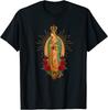 Богоматерь Гваделупская Virgen De Guadalupe Дева Мария Красивая Футболка Размер S-5XL Унисекс Футболка - Мужская Летняя Хлопковая Футболка с Принтом