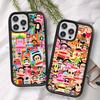 Знаменитый Роскошный Чехол Для Телефона P-paul F-frank Для IPhone 17 Pro 16 Plus 16 Pro Max 15 14 13 12 11 PC+TPU Задняя Крышка
