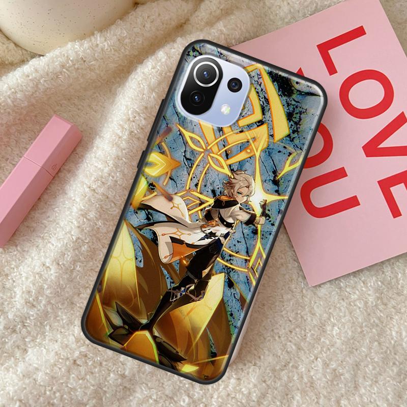 Чехол Smug Albedo Genshin Impact для POCO X4 Pro F1 F2 F3 X3 GT M3 M4 X3 Pro, чехол для Xiaomi 11T 12 Pro 11 Lite