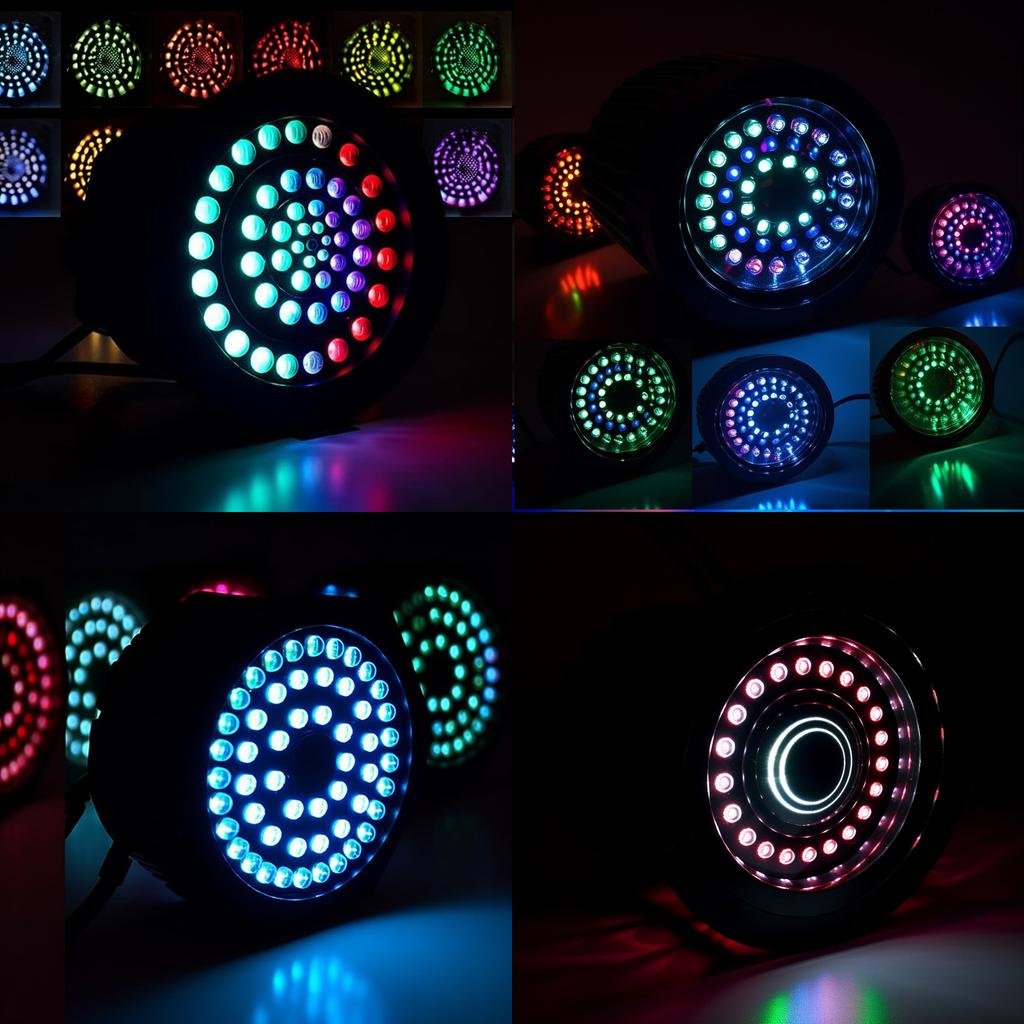 78 Led Stage Lights DMX Control RGB Par Disco Strobe Lights DJ Sound Party Lights Effect Lighting Party Holiday Pub Wedding Show
