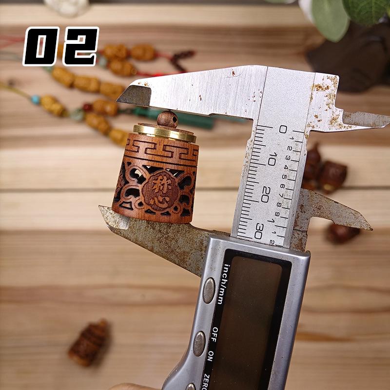 Деревянная полая резная бутылка для ароматерапии Мини-ваза Пагода Подвеска для автомобиля Бутылка-диффузор для ароматов Герметичная банка Подвеска Новый