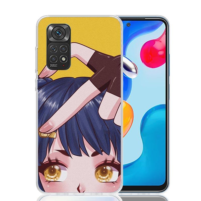 Genshin Love Walnut Phone Case For Xiaomi Redmi Note 14 13 12S 12 11S 11T 11E Pro Plus 10S 10 Art Customized Coque Capa Note 13
