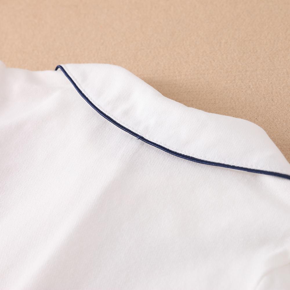 Рубашка для девочек 2025 года, весна-осень, новый детский топ с длинными рукавами, хлопковая школьная рубашка для девочек 2-6 лет