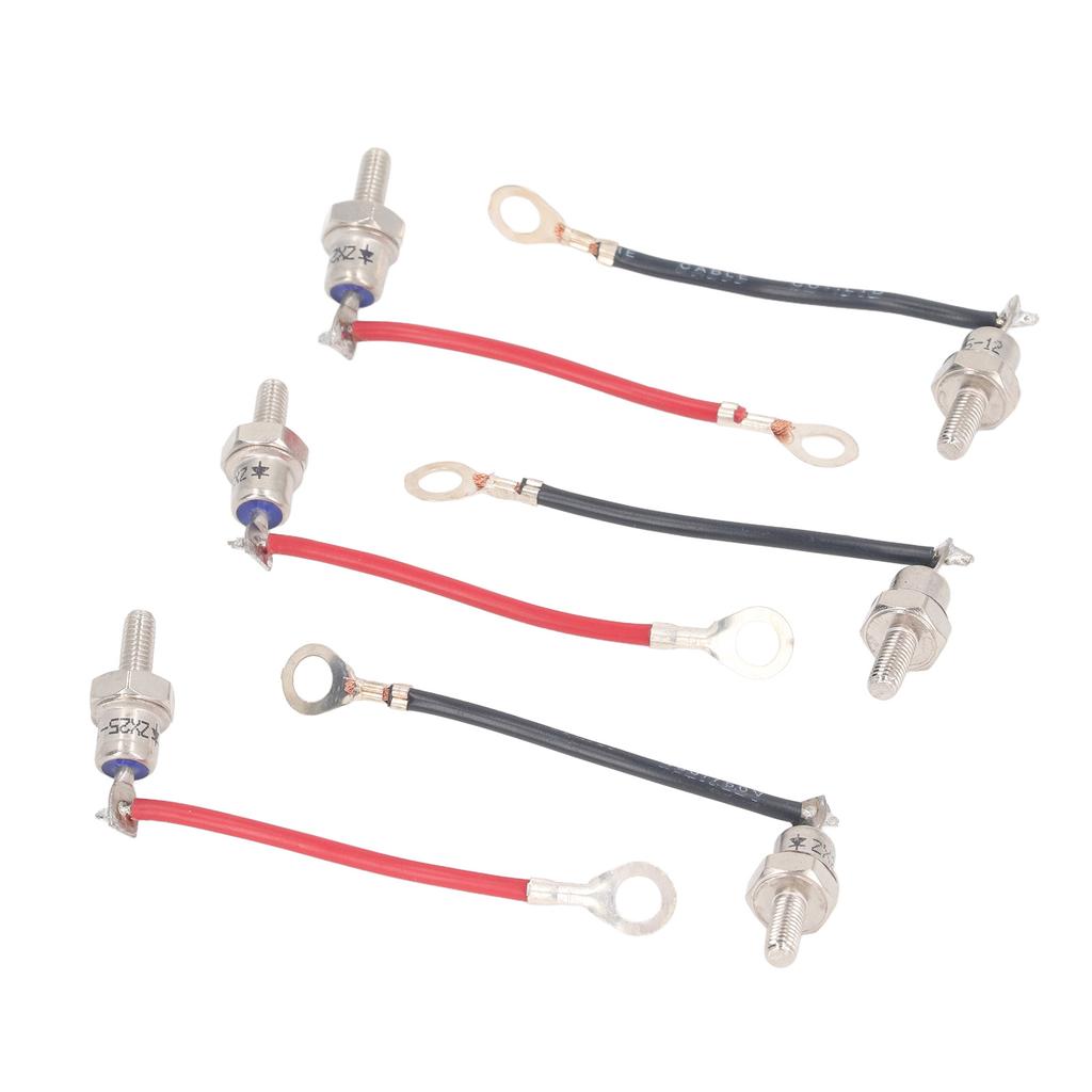 ZX25A Diode Resistor Kit with Washers Nuts Generator Diode Electronic Components for Stamford RSK1001 Rectifier Wheel