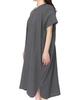 Bloom Gauze Wearable Bath Gauze Wrap Cotton Dress, Towel, Loungewear, Dress, Towel, Women's, Gauze, Quick-Drying, 100% (Charcoal)