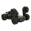 2.4Ghz пульт дистанционного управления трюковая машинка 6 колес свет звук вращающаяся на 360 градусов игрушка для детей зеленый