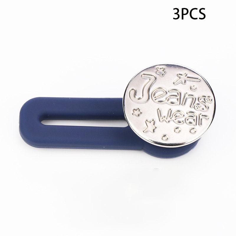 Пуговица для брюк - Без гвоздей, Съемная, Универсальная пуговица, Пуговица-удлинитель для джинсов, Регулируемая эластичная пуговица