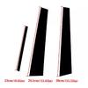 Black Pillar Posts Window Door Trim Covers 6PCS Set FOR DODGE CHARGER 2011-
