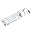 Клавиатура Wangjiang Plum Blossome Keycap Design совместима с 6164 для механической клавиатуры своими руками