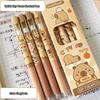 4Pcs Kawaii Capybara Gel Pens Writing Smooth Pens Cartoon Pressing Neutral Pens Office Supplies Student Stationery Gifts