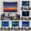 Night Starry Sky and Moon Tapestry Office Living Room Tapestry Home Wall Decoration Tapestry