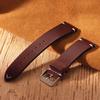Quality Handmade Retro Oil Wax Genuine Leather Calfskin Strap 18mm 19mm 20mm 21mm 22mm 24mm Quick Release Band Watch Accessories