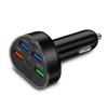Автомобильное зарядное устройство PD QC3.0 мощностью 100 Вт, 6 портов, адаптер для быстрой зарядки iPhone с разъемом USB Type C