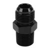 A ABSOPRO Female Flare Reducer Hose Fitting Adapter TF AN10 1/2 NPT Fuel Line Connector Aluminum Black