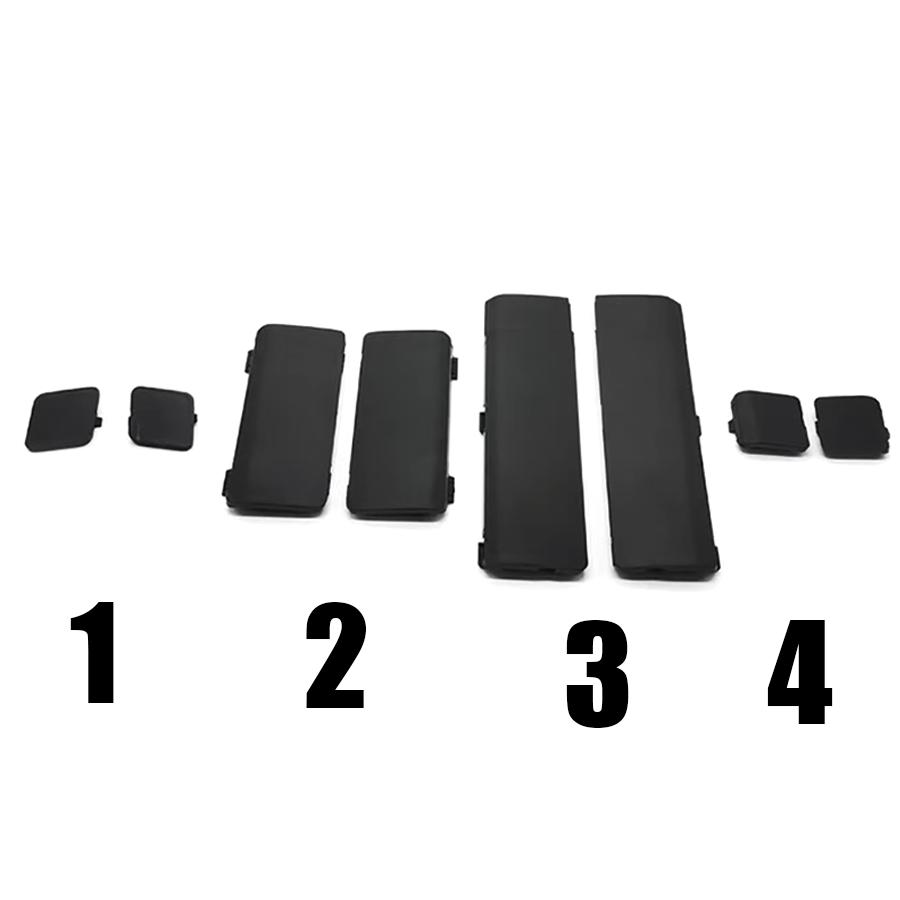 Wooeight Black Car Roof Luggage Rack Cap Delete Remove Cover Fit For Honda CRV CR-V 2007 2008 2009 2010 2011 Car