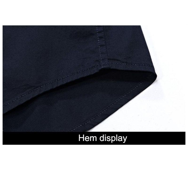 Летняя мужская рубашка Tooling, дышащая, впитывающая пот хлопковая, с коротким рукавом, мягкая, однотонная, с отложным воротником, большие размеры