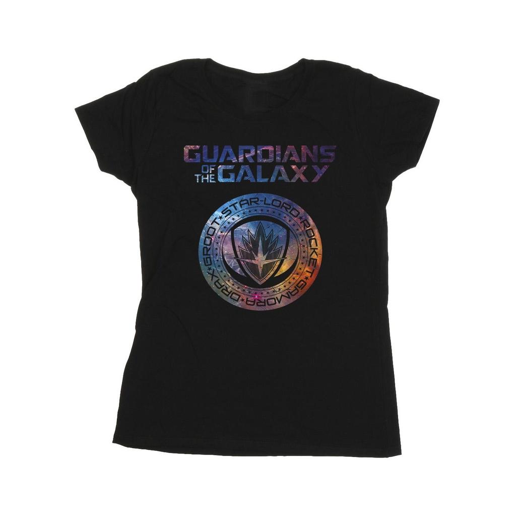 Marvel Womens/Ladies Guardians Of The Galaxy Stars Fill Logo Cotton T-Shirt