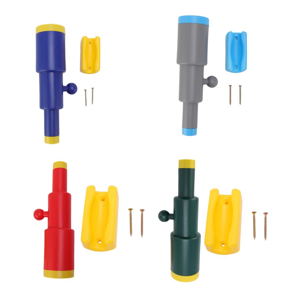 Telescope Toy Funny Reusable Plastic Safe Educational Monocular Toy with Base for Present Outdoor