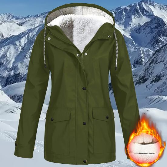 Женская флисовая толстовка на молнии, ветрозащитная, уютная, на подкладке из шерпы, с капюшоном, для активного отдыха, пеших прогулок, альпинизма