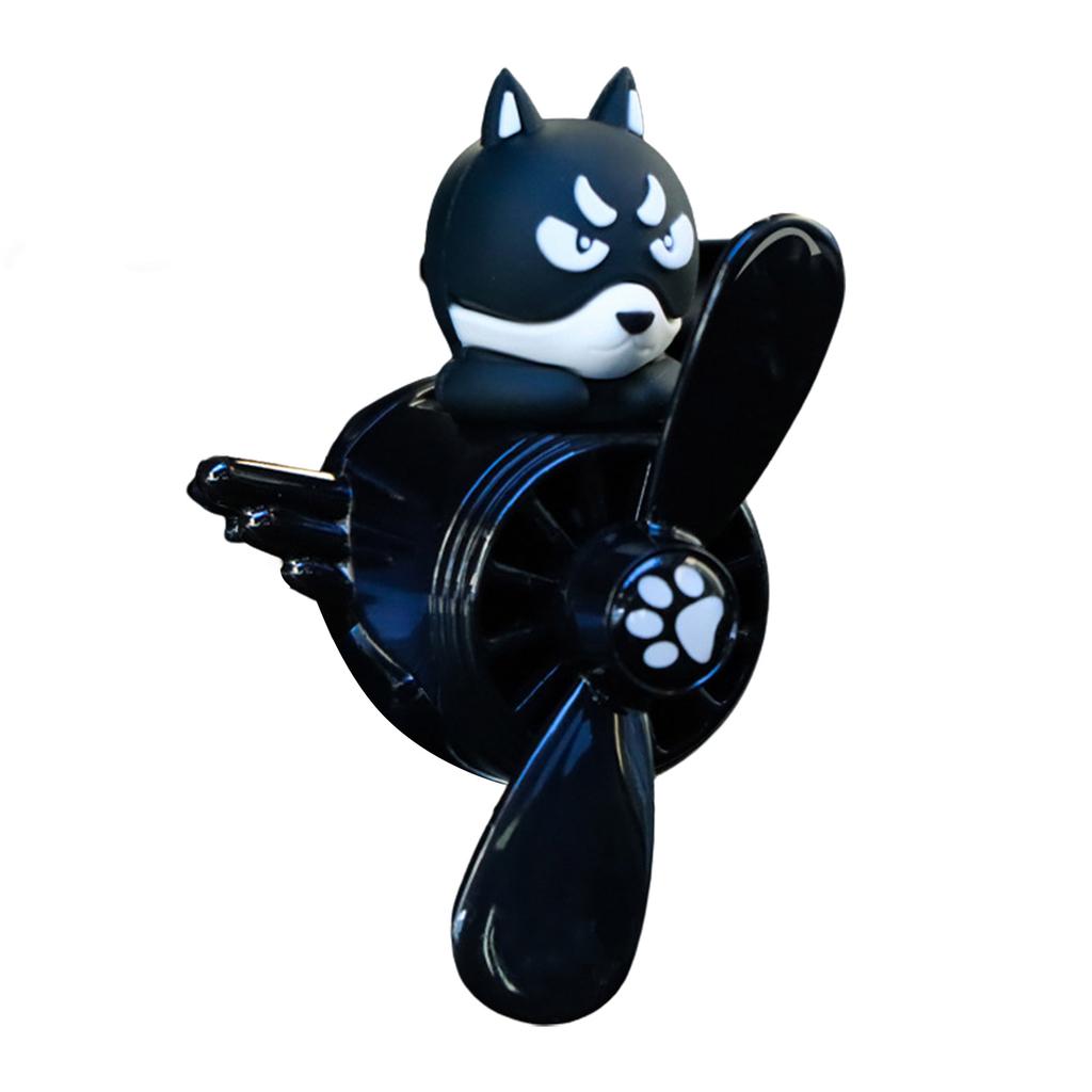 Автомобильный освежитель воздуха Ароматерапия Пилот Вращающийся пропеллер Воздуховыпуск Аромат Аромат Кот Собака Утка Хаски Пилот Автомобильные аксессуары