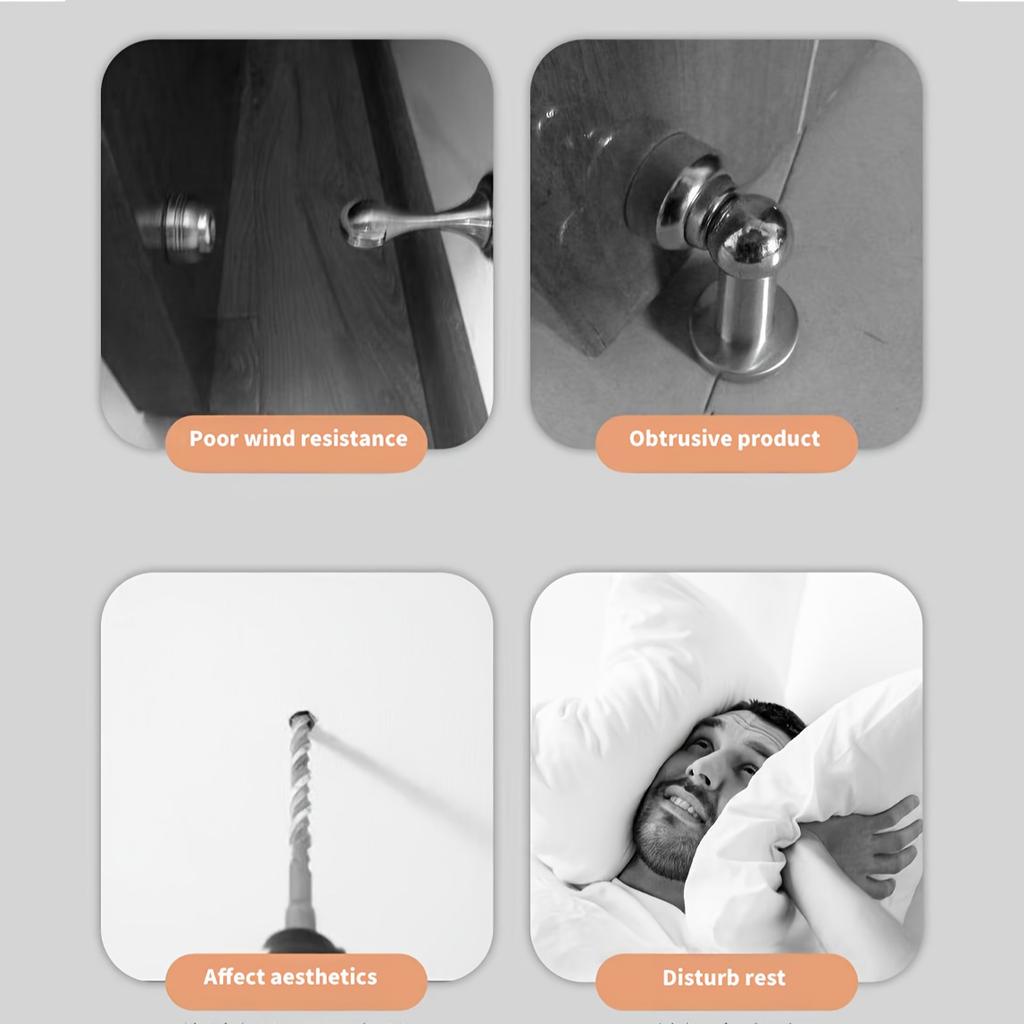 Прозрачный силиконовый дверной стопор без сверления, противоударная накладка для офиса, дома, защита безопасности, уклоняющийся дверной стопор, обустройство дома