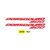 POSFIRA Motorcycle Stickers Vinyl Decals for Aprilia Dorsoduro 750 900 1200 Graphics Logo Emblem Motorbike Accessories