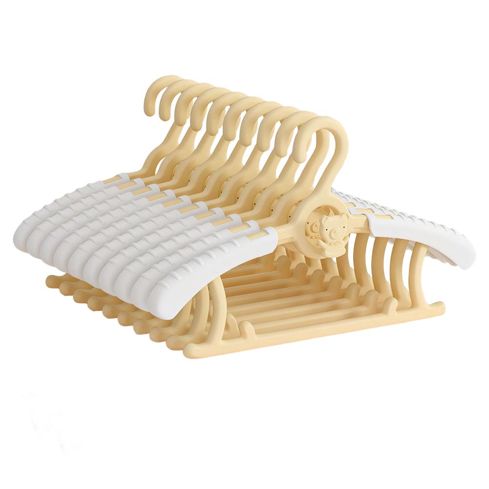 10 шт. вешалок для детской комнаты, выдвижная детская вешалка для одежды, нескользящая вешалка для белья, детские штаны для одежды новорожденных малышей