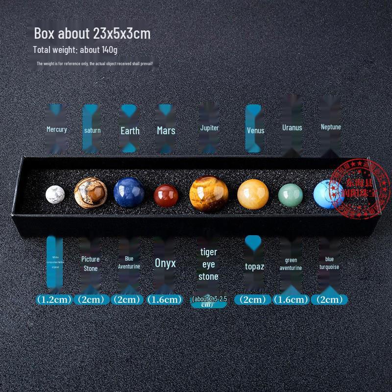 Хрустальный шар Галактика: Модель Солнечной системы с девятью планетами - Образовательный подарок для детей