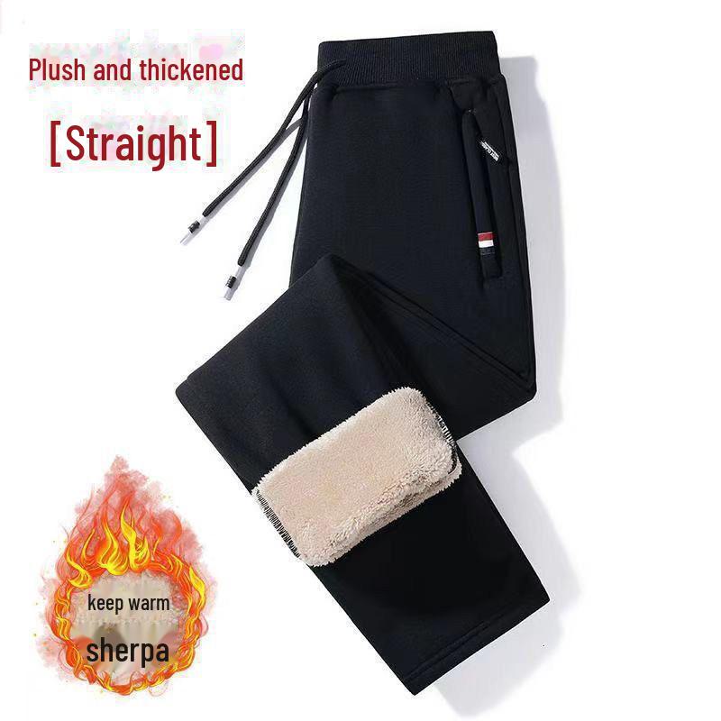 Men's Winter Clearance: Thick Cold-Proof Lamb Fleece Pants - Loose Casual Fit, Large Sizes Available