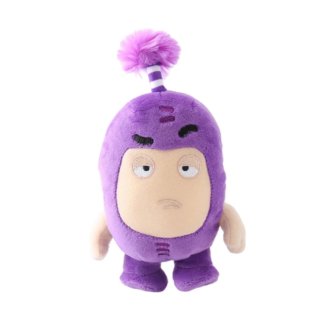 8pcs/Lot Oddbods Cartoon 18CM Fuse Jeff Newt Odd ZEE Bods Stuffed Plush Toy Doll for Kids Gifts PP Cotton Home Decoration