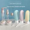 11 Piece Travel Suit Cosmetic Bottle Plastic Bottle Lotion Bottle Toner Bottle Spray Bottle Shampoo Soap and Shampoo Dispenser