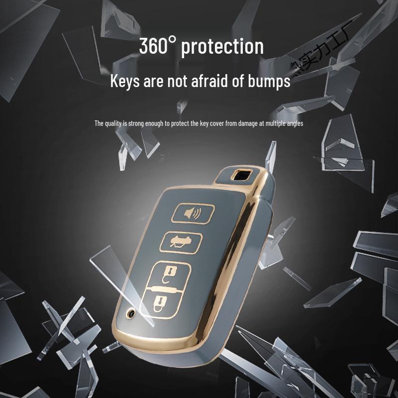 Чехол-keycase из ТПУ для Toyota: Avalon, Camry, Corolla, Highlander, RAV4