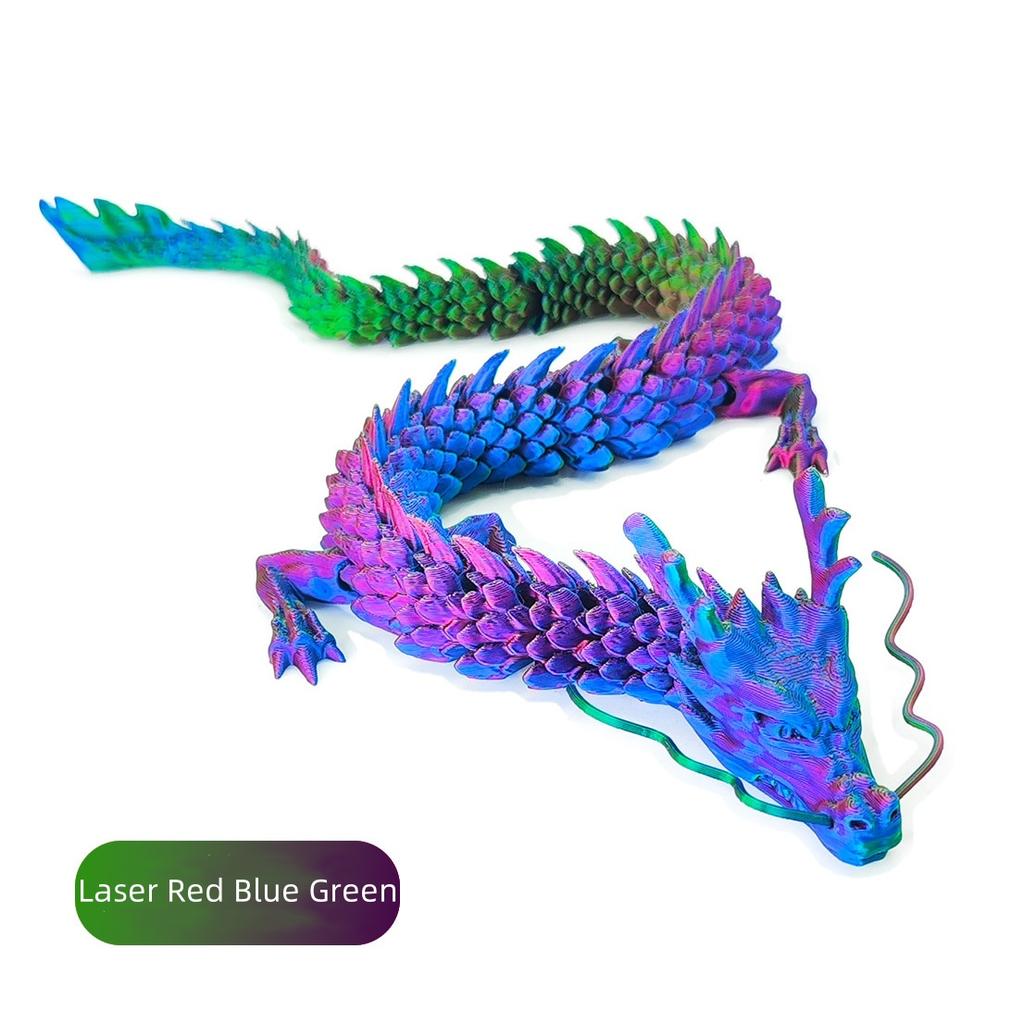 Креативное украшение для дома 3D печать божественный дракон гибкая модель украшения ручная работа модель украшения популярный подарок