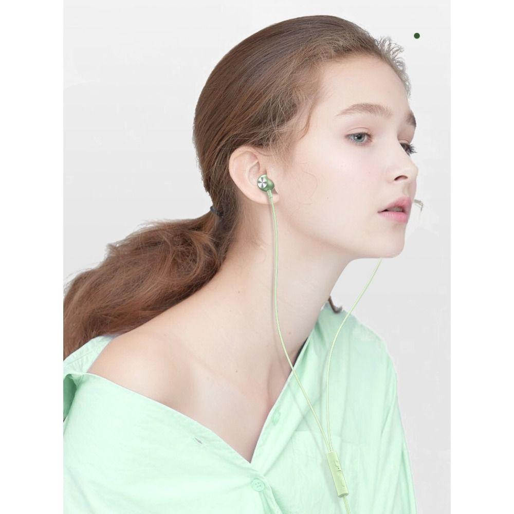 in Ear Type C Earphones High Definition Headset Macaron Earbuds 3.5mm AUX Jack