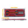 2PCS 24V LED Truck Rear Lights with Turn Signal LED Tail Lights Brake Reverse Indicator for Campers Cargo RV Tractor Taillights