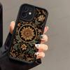 Американский Роскошный Винтажный Узор Чехол для Телефона Для IPhone 17 16 15 14 13 12 11 Pro Max Mini Plus Мягкая Задняя Крышка из ТПУ