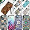 Чехол для телефона с марокканской плиткой для iPhone 16 15 13 11 12 14 Pro Max Mini X XR XS Max Plus Мягкая крышка