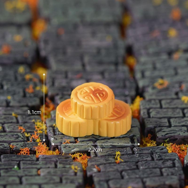 Mid-Autumn Festival Jade Rabbit Mooncakes Cute Animal Figurines Decorative Accessories, Resin Handicrafts and Small Ornaments