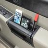Для Hummer H2 2003-2007 ABS черный автомобиль Многофункциональный дверной подлокотник Контейнерная коробка лоток для хранения автомобиля