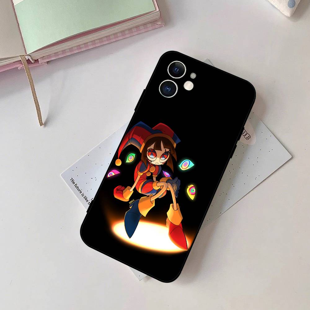Удивительный G-Digital Чехол для телефона T-Circus Черный чехол для телефона для IPhone 17/16/15/13/14 Pro Max/ 11Plus/X/Xr/Xs Max 13mini