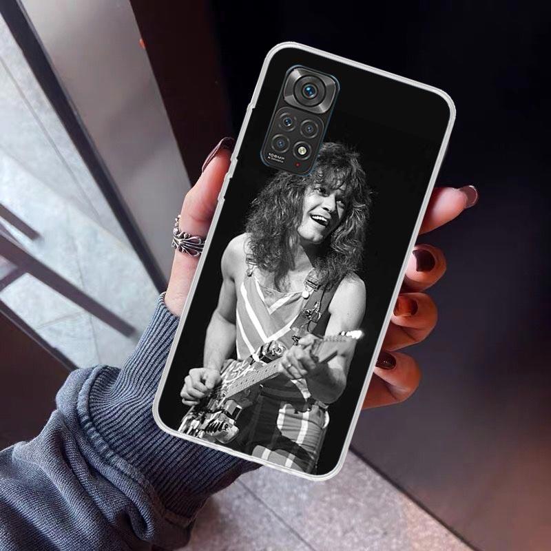 Eddie Van Halen Graphic Guitar Phone Case For Xiaomi Redmi Note 15 14 14S 13 12S 12 Pro Plus 11S 11 10S 10 4G Cover 11E 11T 5G P
