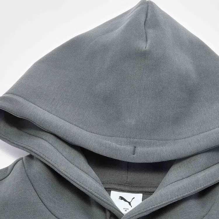 PUMA ESS Sweatshirts Men's Nightfall Gray Hooded Moderate Regular 635708-44