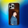 J-Junior H Певец  ROCK Чехол для телефона iPhone 16,15,14,13,12,11,Mini,Pro,SE,MAX Белый Матовый Ударопрочный Чехол