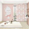 Модные мультяшные милые шторы-занавески с розовым кроликом, воздушным шаром, луной, для девочек, принцесс, спальни, гостиной, шторы с высоким затемнением