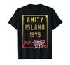 Jaws Amity Island 1975 Population Graphic T-Shirt T-Shirt